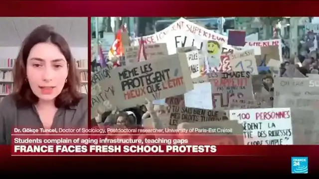 Video thumbnail for ‘Not a problem of short-term solutions’: French students demand structural change, better conditions
