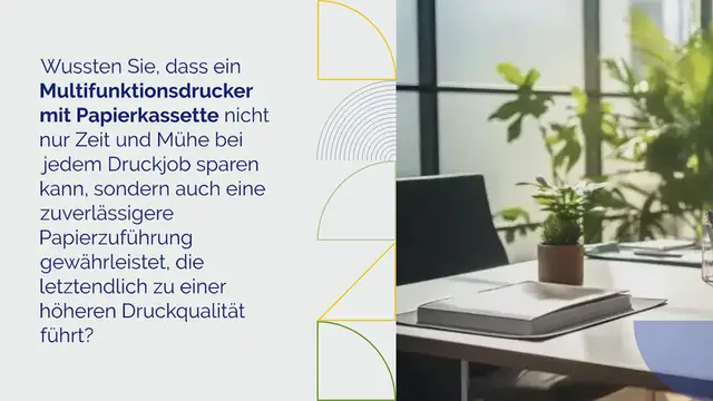 Video thumbnail for Multifunktionsdrucker mit Papierkassette Test 2024