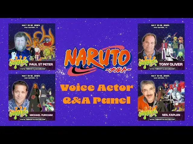 Video thumbnail for Naruto Voice Actors Panel: Neil Kaplan, Tony Oliver, Michael Yurchak, and Paul St. Peter