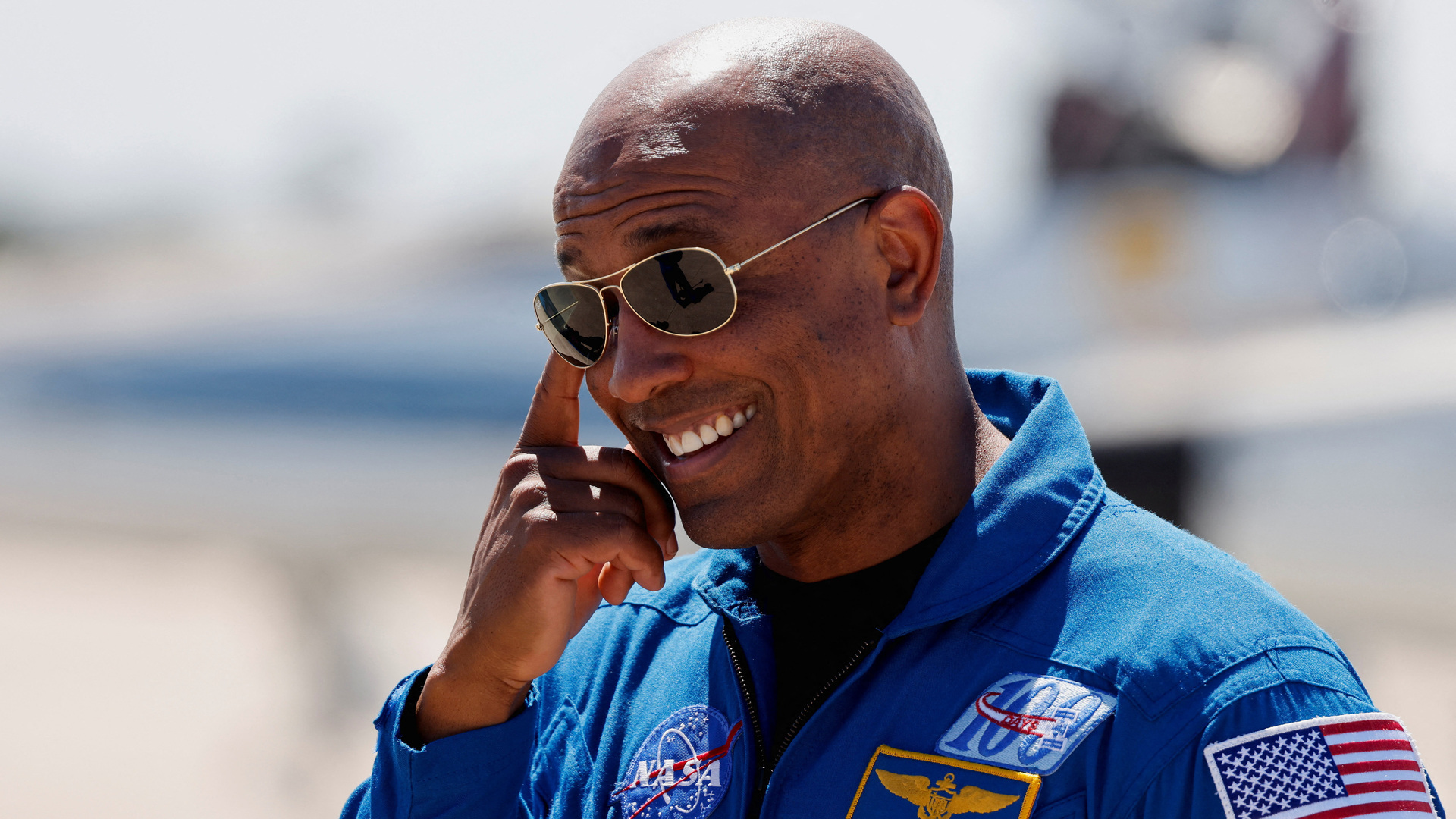 Video thumbnail for First Black astronaut candidate 'proud’ Victor Glover will make history