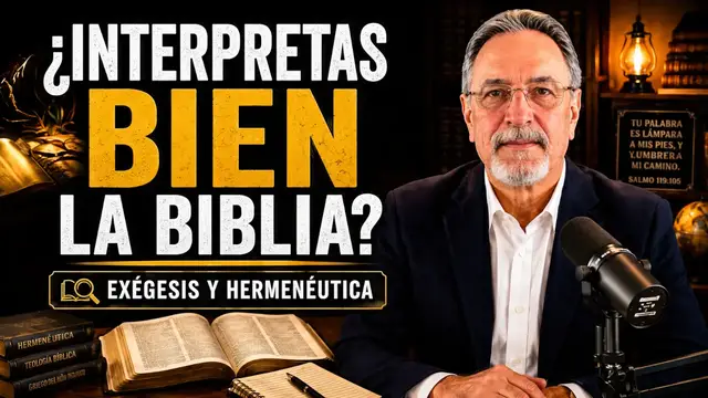 Video thumbnail for Cómo Interpretar la Biblia Correctamente | Exégesis, Hermenéutica y Estudio Bíblico