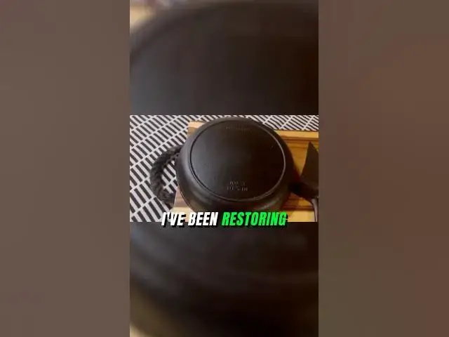 Video thumbnail for Restoring Cast Iron Skillet to Perfection!