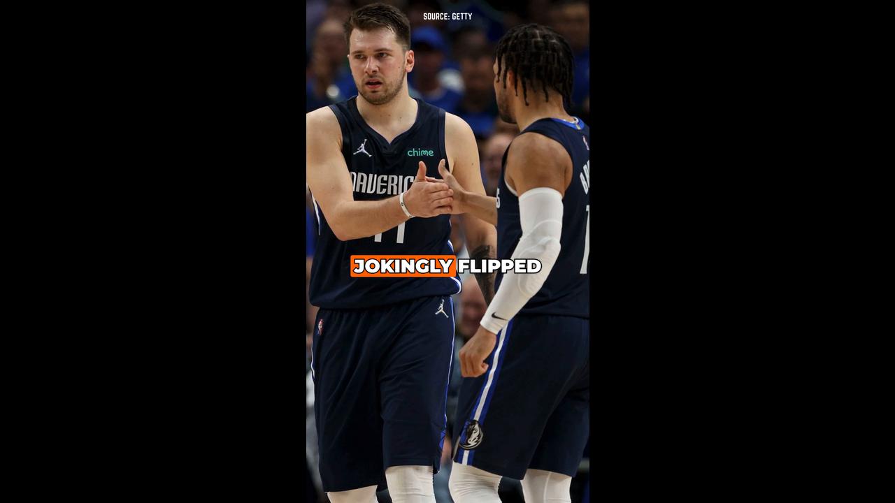 Video thumbnail for Luka Flips Off Jalen Brunson in MSG — All Love