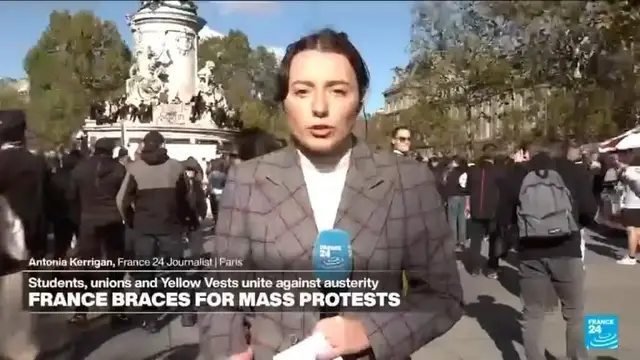 Video thumbnail for France faces day of cost-of-living protests