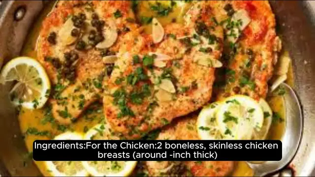 Video thumbnail for Chicken piccata recipe