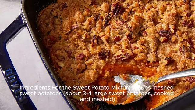 Video thumbnail for Ruths Chris Sweet Potato Casserole Recipe