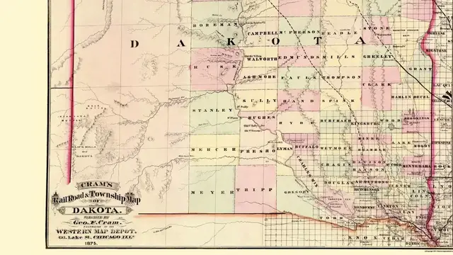 Video thumbnail for The history behind North Dakota and South Dakota's division and naming