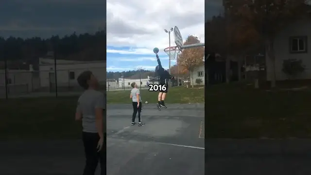 'Video thumbnail for travis reynolds: dunking progress over the years'