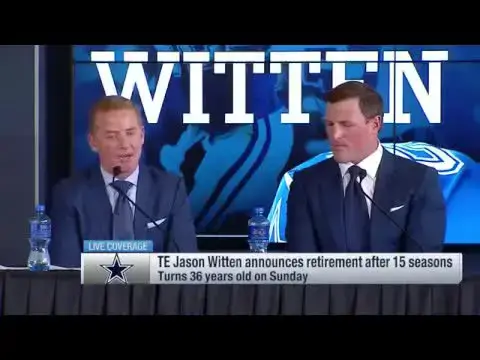 Video thumbnail for law nation sports: jason garrett's emotional tribute to jason witten's dallas cowboys retirement