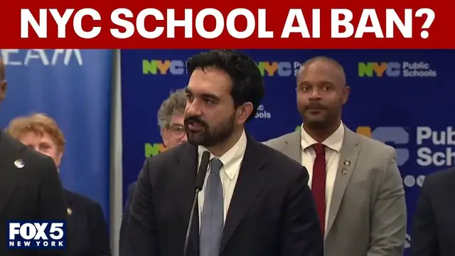 Video thumbnail for Why is Mamdani banning generative AI for NYC schools?