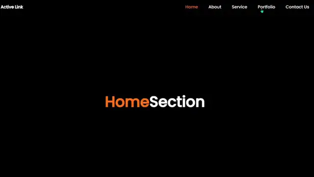 Video thumbnail for How to Make an Active Nav Link On Scroll  using HTML, CSS & JavaScript