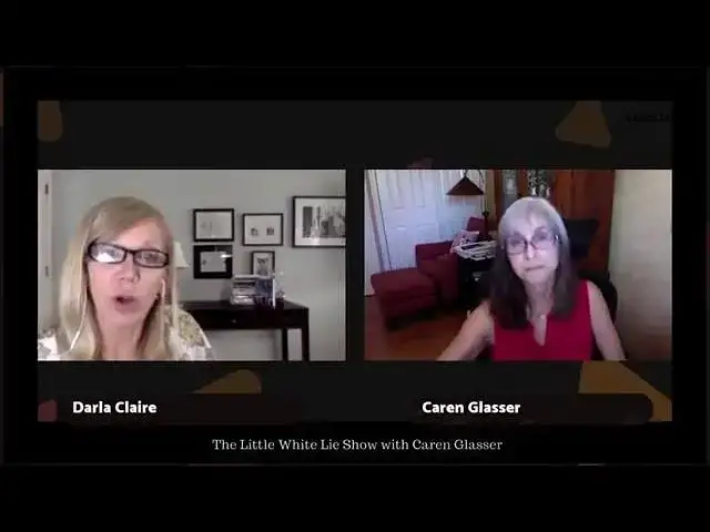 Video thumbnail for On this #LittleWhiteLie Caren talks with Lifestyle Architect Success coach Darla Claire. The