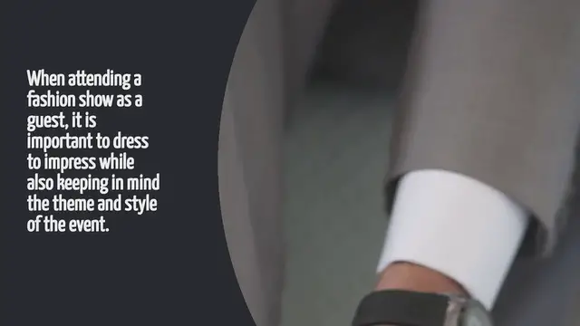 Video thumbnail for What To Wear To A Fashion Show As A Guest