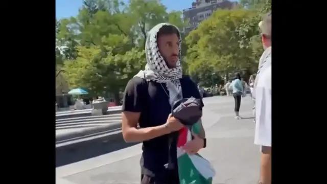 Video thumbnail for Former Israeli soldiers pose as Pro-Palestinian supporters in the US