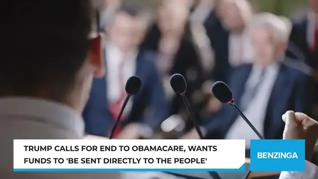 'Video thumbnail for Trump Calls for End to Obamacare, Wants Funds To 'Be Sent Directly to the People''