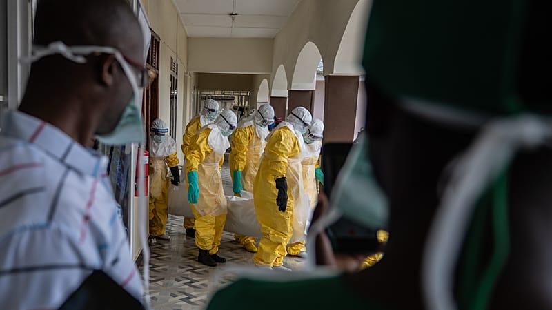 Video thumbnail for Concern and caution in DRC as Ebola risk at highest level