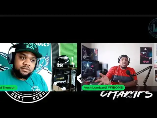 'Video thumbnail for lord brunson: eagles draft, cowboys, dak prescott, and nfl talk with voch lombardi'