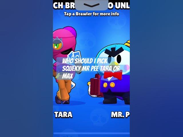 Video thumbnail for Who should I pick sqeek mr PEE or Tara or max