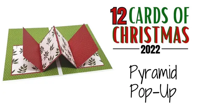 Video thumbnail for 12 Cards of Christmas - Pyramid Pop Up