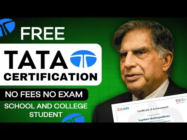 Video thumbnail for TCS Launched New Free Data Analyst Course | Free TCS Certification Course For All Students