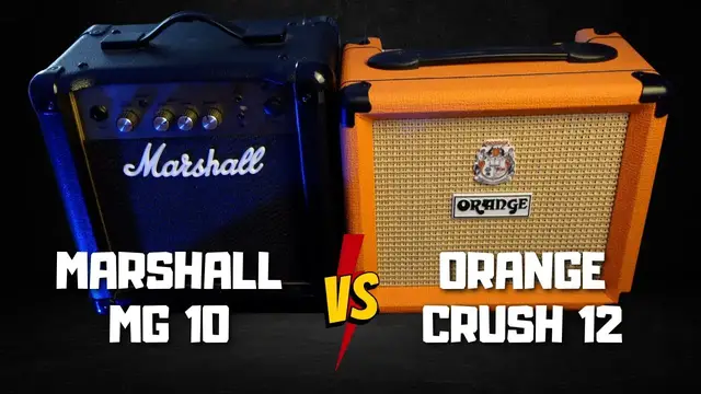 Video thumbnail for Marshall MG10 vs Orange Crush 12 - Review, Demo, Sound Comparison