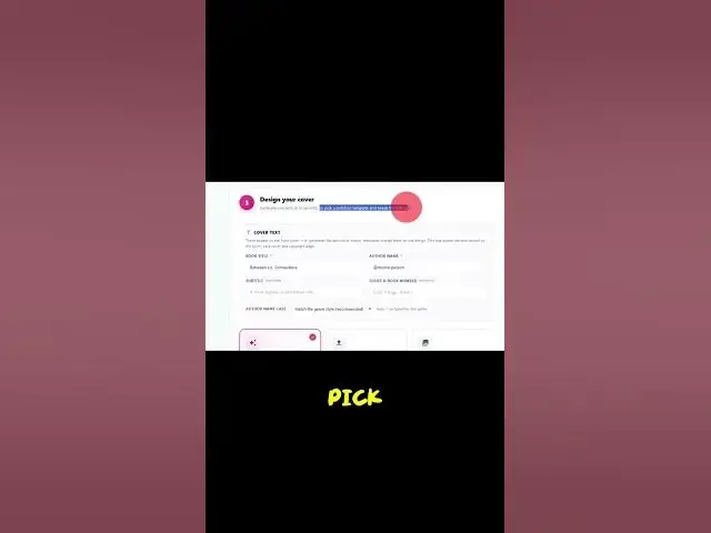 Video thumbnail for Create Stunning AI Generated Book Covers in Seconds with Booknova!