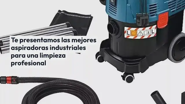 Video thumbnail for Te presentamos las mejores aspiradoras industriales para una limpieza profesional