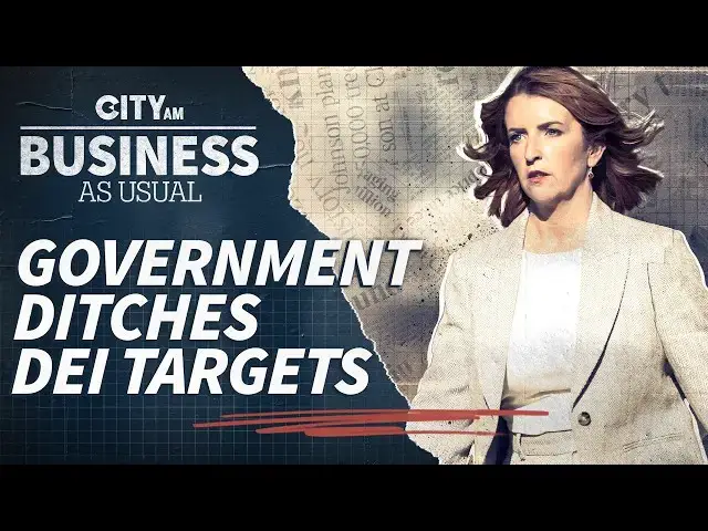 Video thumbnail for Government ditches DEI targets for public contracts