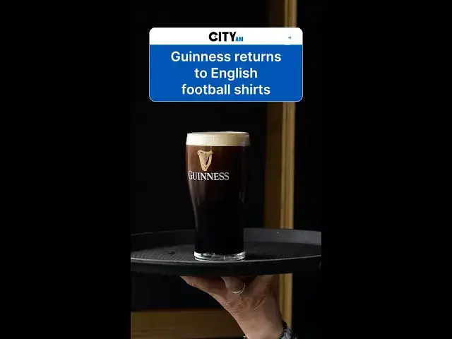 Video thumbnail for Guinness Returns to English Football Kits! ⚽️🍺