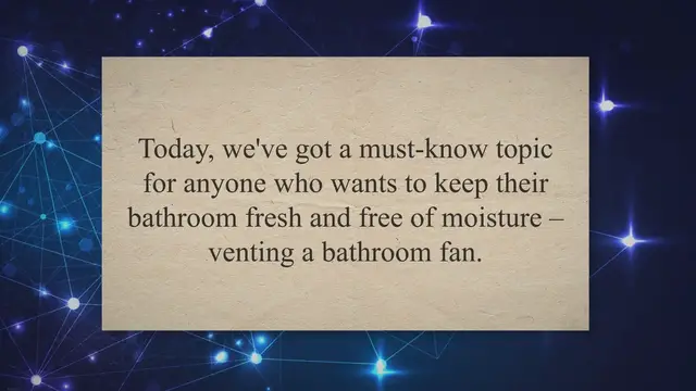 Video thumbnail for How to Vent a Bathroom Fan - Step-by-Step Guide