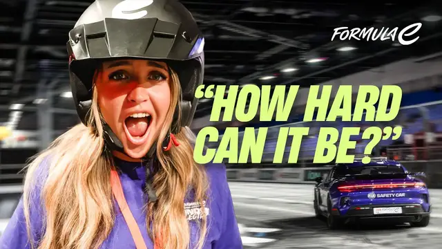 Video thumbnail for BambinoBecky's chaotic first day working at Formula E London | Capital