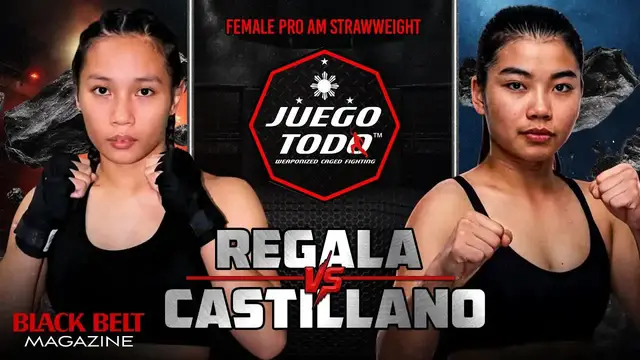 Video thumbnail for Blackbelt Magazine: Regala vs Castillano | Match 14 | UGB 45 "Barrio Brawls"