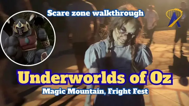 Video thumbnail for Underworlds of Oz Scare Zone | Fright Fest 2026 at Six Flags Magic Mountain