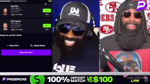 Video thumbnail for We hit $975 on the  #Bears x #Washington Game #PrizePicks