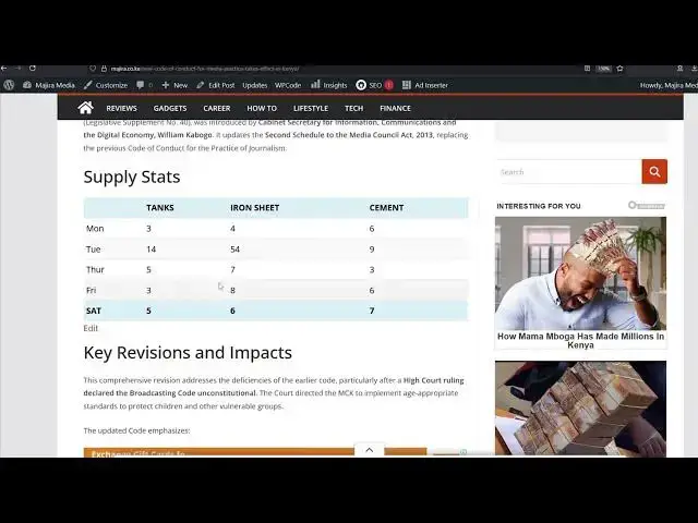 'Video thumbnail for How To Create Tables On WordPress Website'