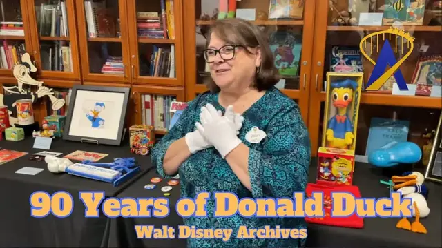 Video thumbnail for 90 Years of Donald Duck at the Walt Disney Archives