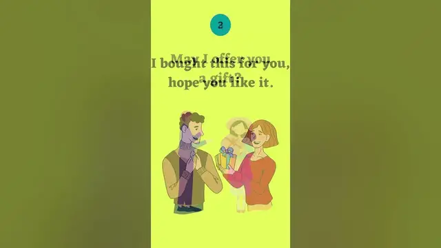 Video thumbnail for 5 Examples Sentences for Offering  Gift