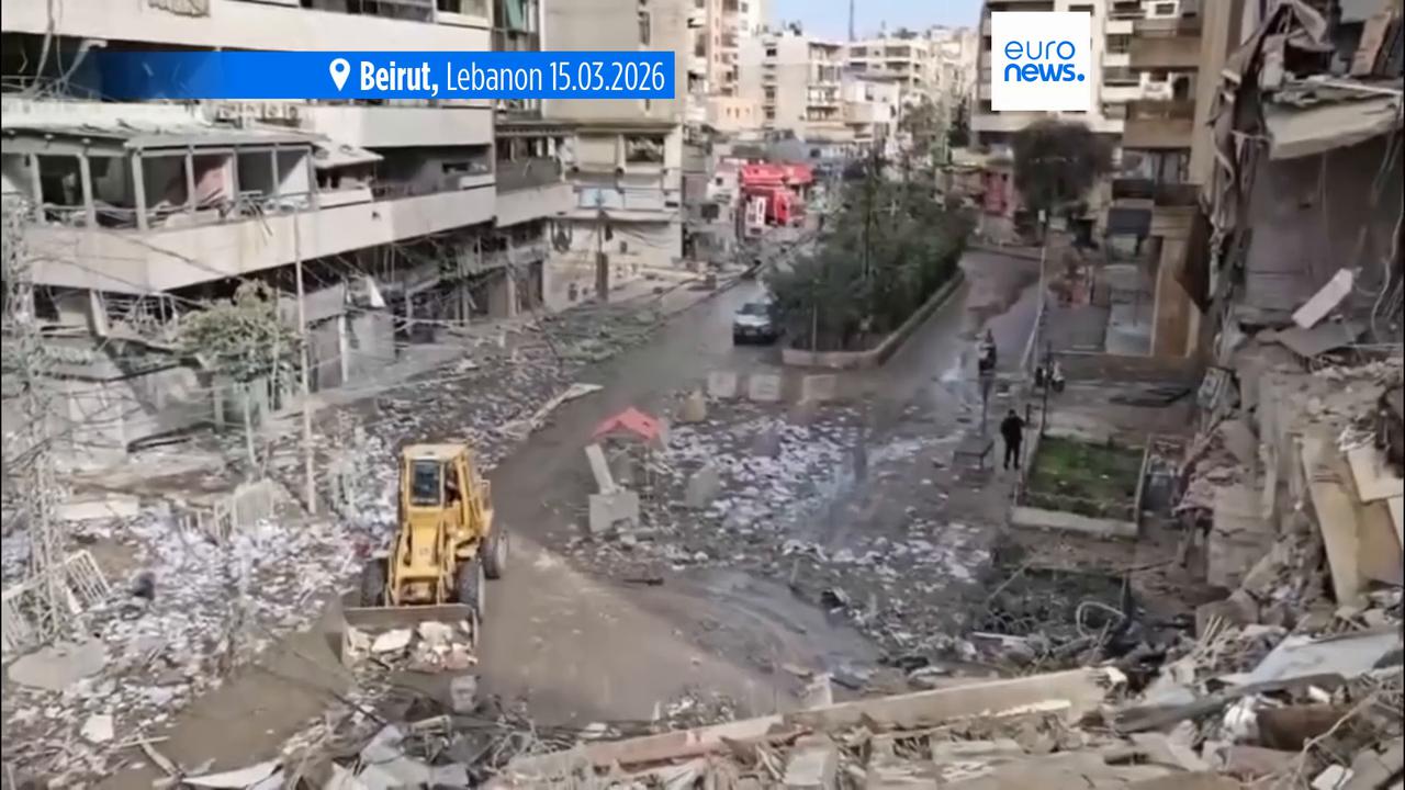 Video thumbnail for Overnight Israeli strikes kill at least four in Lebanon as UN chief urges diplomatic solution