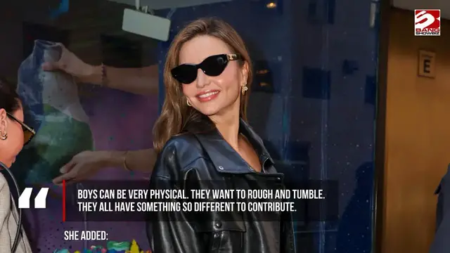 Video thumbnail for Miranda Kerr's middle sons are a 'built in playdate'.