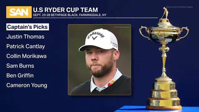 'Video thumbnail for US Ryder Cup captain Bradley cuts himself from the team, boosts 2 rookies'