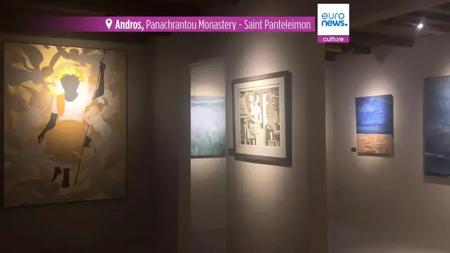 Video thumbnail for From ruin to restoration: Byzantine Greek Monastery becomes 'Art Reliquary' for spiritual works
