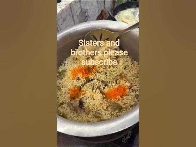 Video thumbnail for biryani, recipe, chicken, mutton, shorts, food, cooking,  arabian, style, arabic,rice #muttonmandi