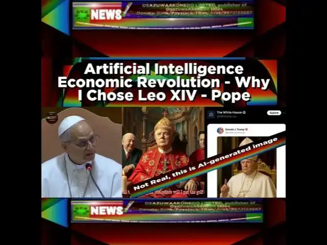 Video thumbnail for Artificial Intelligence Economic Revolution - Why I Chose Leo XIV - Pope