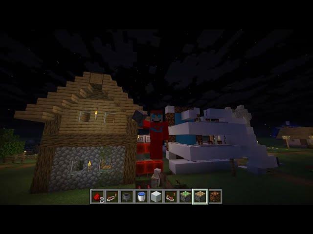 Video thumbnail for how to make 5 minecraft piston  doors