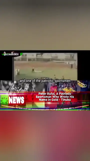Video thumbnail for Peter Rufai, A Patriotic Sportsman Who Wrote His Name In Gold - Tinubu