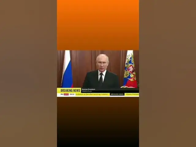 Video thumbnail for [Full Text] Putin In Emergency Nationwide Broadcast, Calls Wagner Group Action 'Mutiny', Begs...