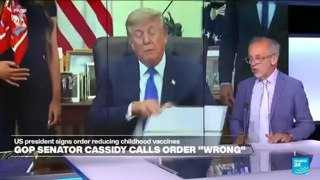 Video thumbnail for Donal Trump order reduces US vaccine schedule