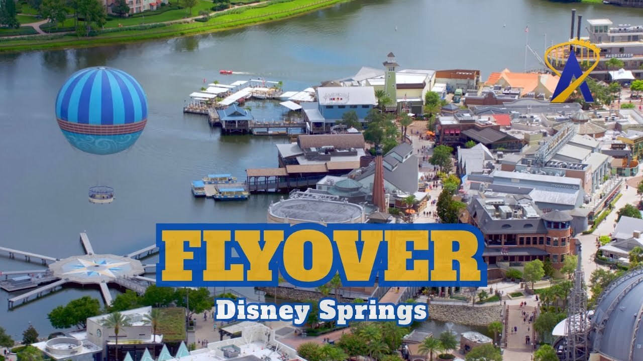 Video thumbnail for Disney Springs Flyover, Walt Disney World