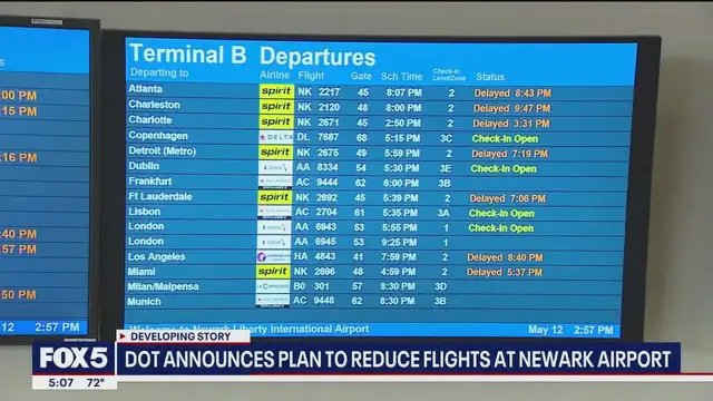 Video thumbnail for Newark airport disruptions continue