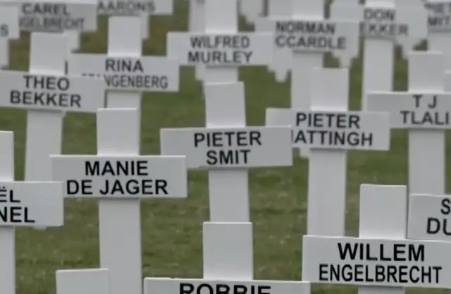 Video thumbnail for US installation commemorates victims of South African ‘white genocide’